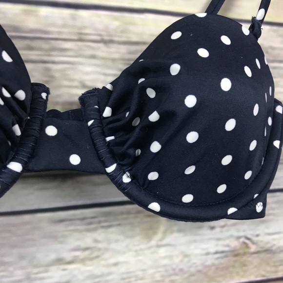 NWT 32B J. Crew Polka Dot Underwire Bikini Top - Picture 5 of 7
